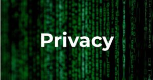 Privacy con sfondo Matrix