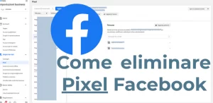 come eliminare pixel facebook